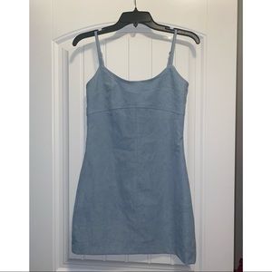 Pacsun Lottie Moss Fitted Blue Dress